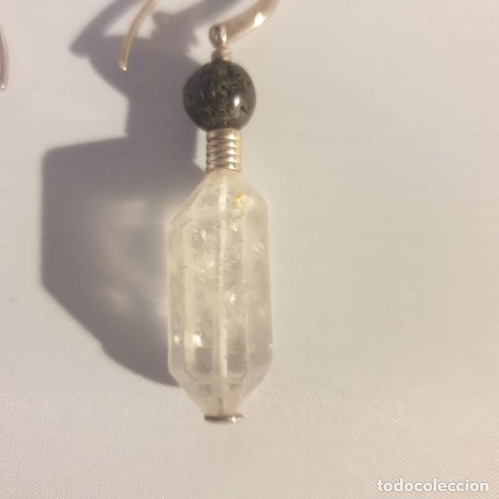 Joyeria: PENDIENTES CUARZO, LAVA Y PLATA DE LEY - Foto 3
