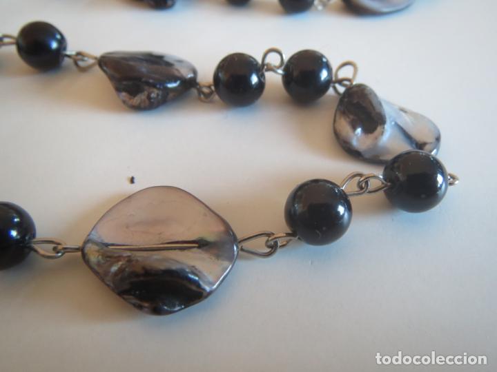 Joyeria: COLLAR DE CUENTAS NEGRAS - Foto 2