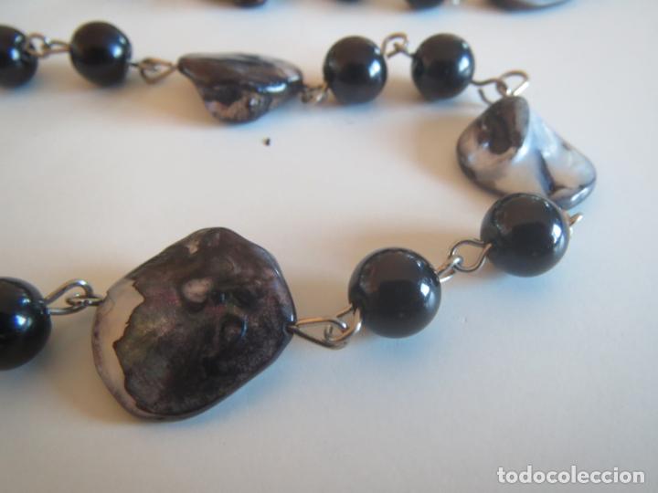 Joyeria: COLLAR DE CUENTAS NEGRAS - Foto 3