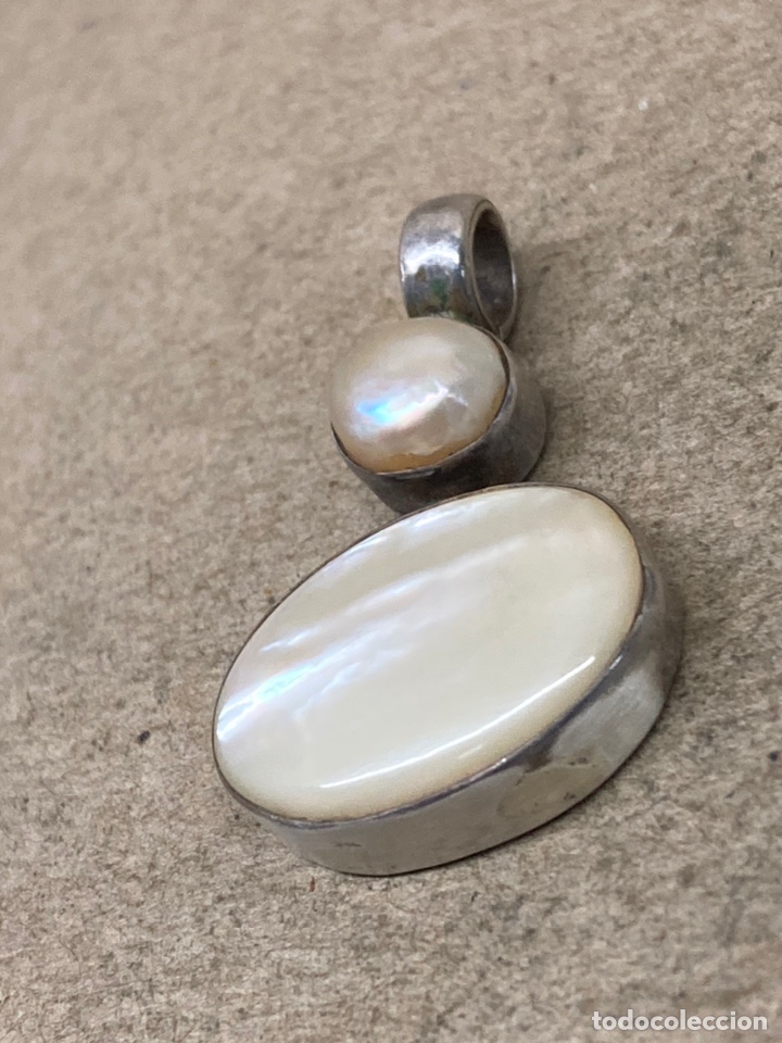 Joyeria: Colgante de plata y nacar/C43 - Foto 2
