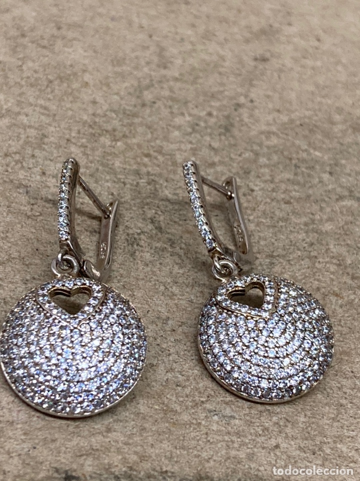 Joyeria: Pendientes de plata CON CIRCONITAS