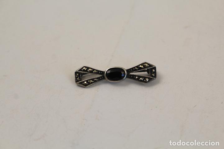 Joyeria: broche plata con azabache - Foto 2