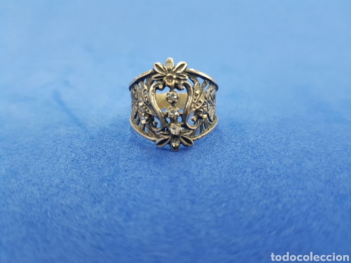 Joyeria: Anillo de plata y circonitas, contrastada - Foto 1
