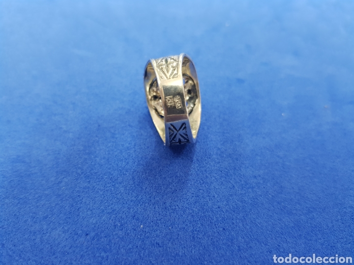 Joyeria: Anillo de plata y circonitas, contraste - Foto 3