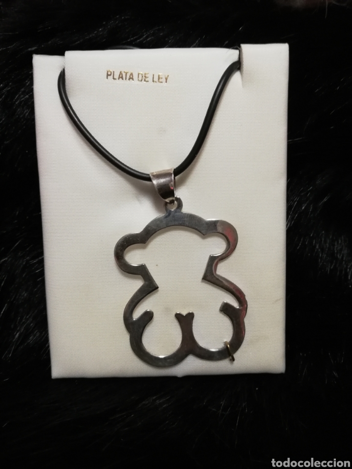 Joyeria: CORD&Oacute;N Y COLGANTE OSITO PLATA DE LEY - Foto 1