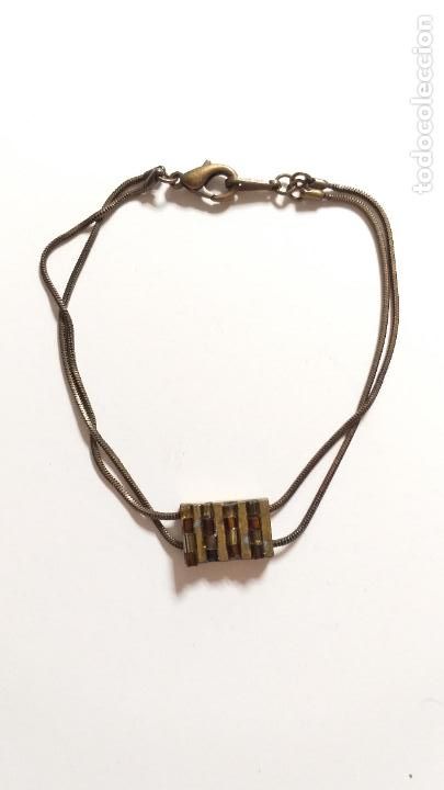 Joyeria: Pulsera. Peque&ntilde;os canutilloss. 16 cm de largo - Foto 2