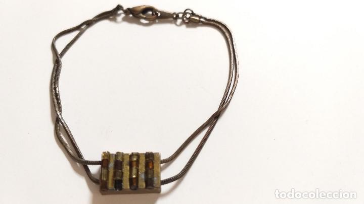 Joyeria: Pulsera. Peque&ntilde;os canutilloss. 16 cm de largo - Foto 7