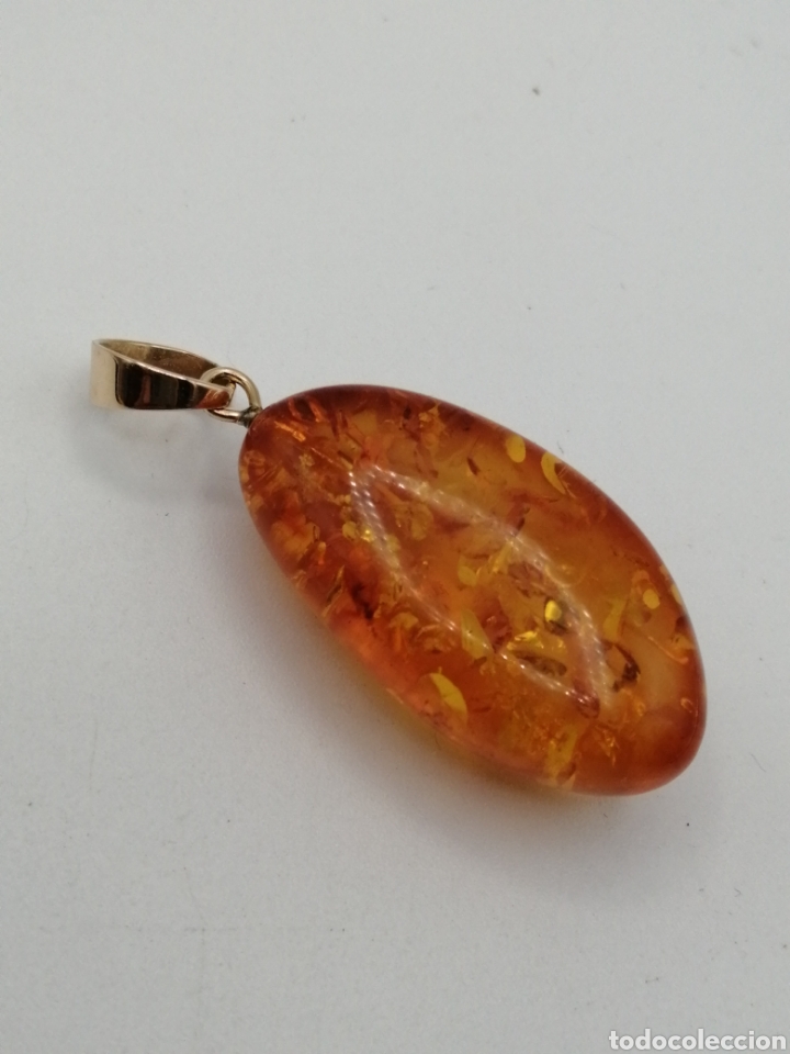 Joyeria: Colgante &aacute;mbar y oro 14k - Foto 2
