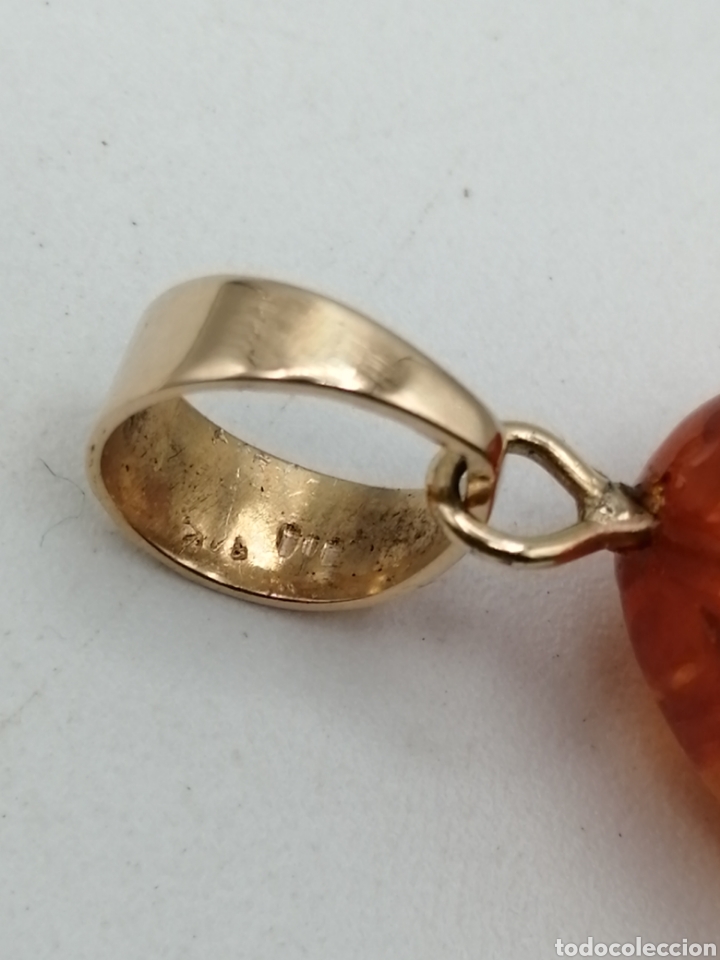 Joyeria: Colgante &aacute;mbar y oro 14k - Foto 3