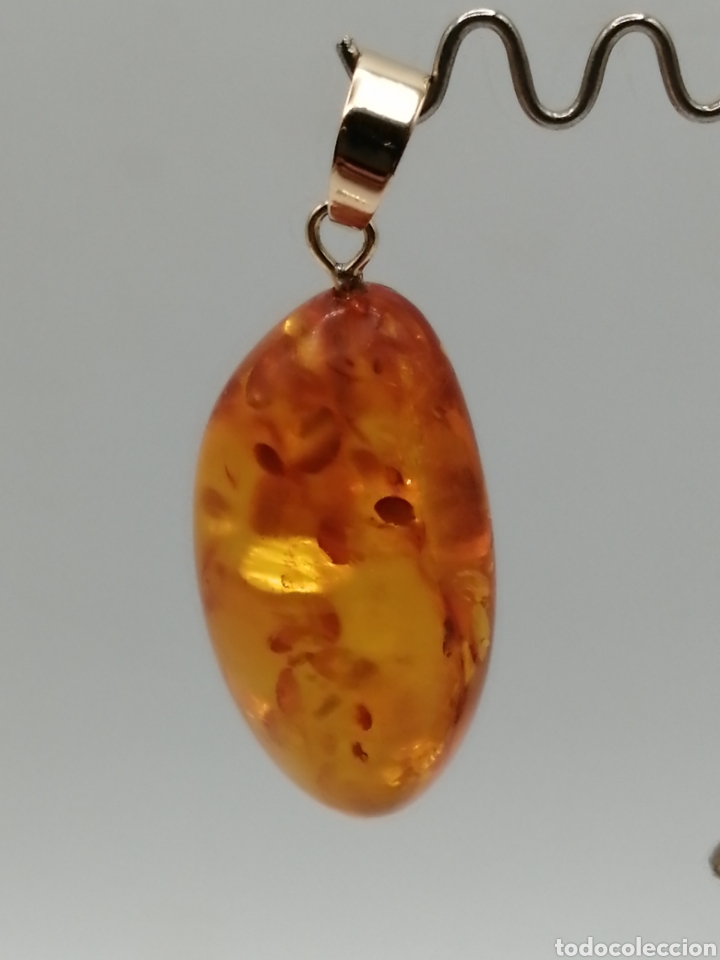 Joyeria: Colgante &aacute;mbar y oro 14k - Foto 4