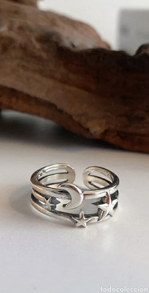 Joyeria: Anillo de Plata Luna/Estrellas ENV&Iacute;O GRATIS!! - Foto 1
