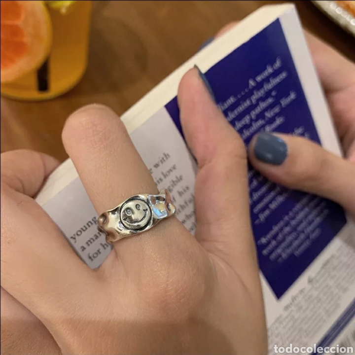 Joyeria: Anillo de Plata Cara Sonriente ENV&Iacute;O GRATIS!! - Foto 2