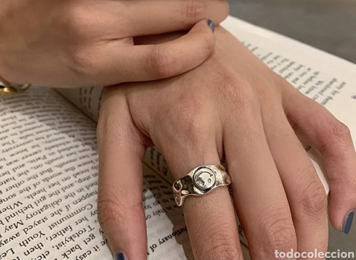Joyeria: Anillo de Plata Cara Sonriente ENV&Iacute;O GRATIS!! - Foto 3