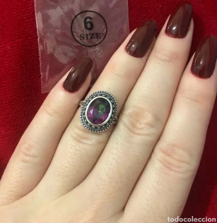 Joyeria: Anillo de Plata y Topacio ENV&Iacute;O GRATIS!! - Foto 3