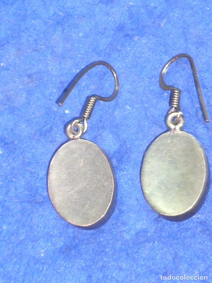 Joyeria: PENDIENTES DE OPALINA ANARANJADA IMITANDO A CORAL,VINTAGE. - Foto 5