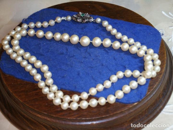 Joyeria: COLLAR DE PERLAS CON CIERRE ISABELINO DE DOBLE SEGURIDAD. - Foto 3