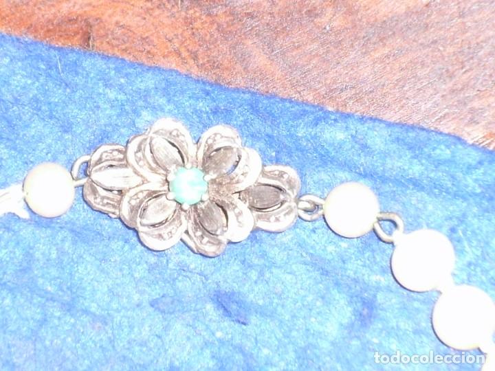 Joyeria: COLLAR DE PERLAS CON CIERRE ISABELINO DE DOBLE SEGURIDAD. - Foto 4