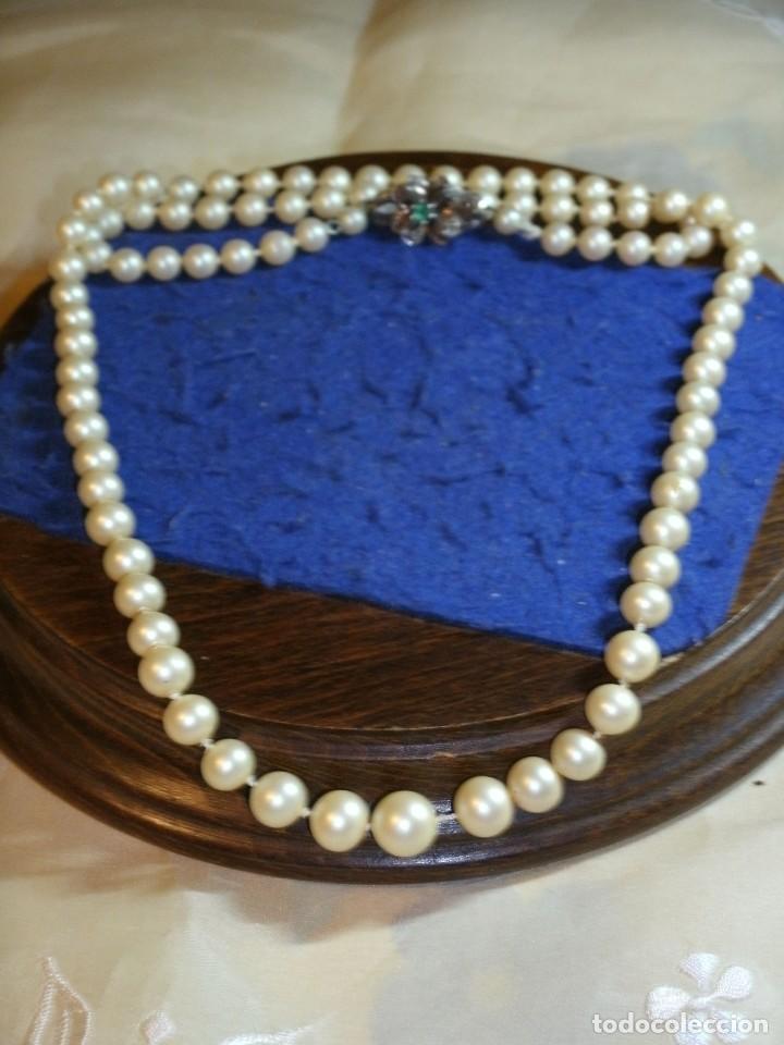 Joyeria: COLLAR DE PERLAS CON CIERRE ISABELINO DE DOBLE SEGURIDAD. - Foto 9