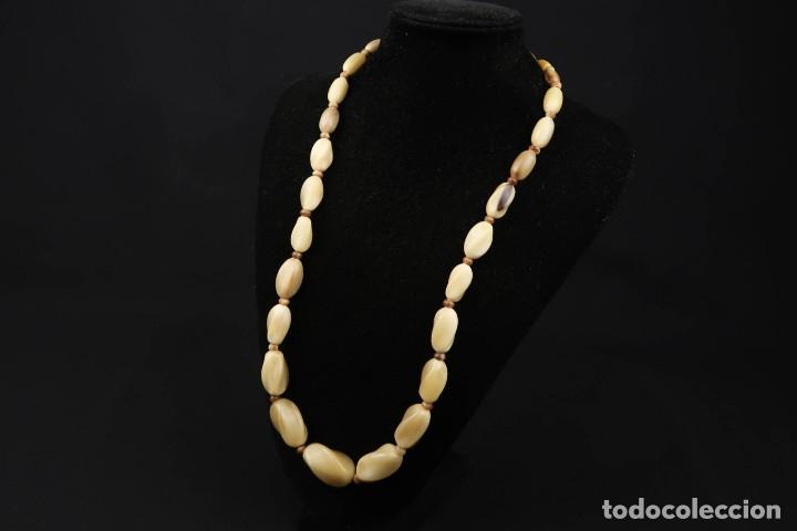 Joyeria: Antiguo Collar de Asta Francia Art Deco - Foto 4