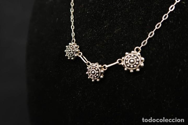 Joyeria: Antiguo Collar de Plata - Foto 4
