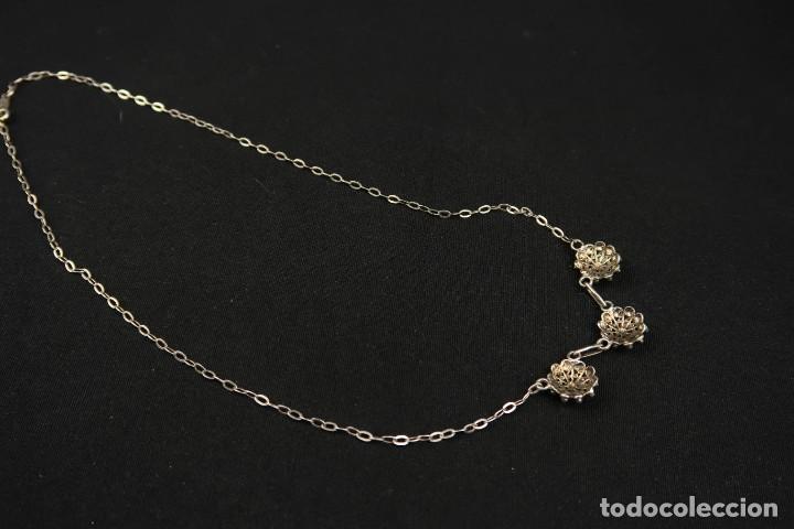 Joyeria: Antiguo Collar de Plata - Foto 9