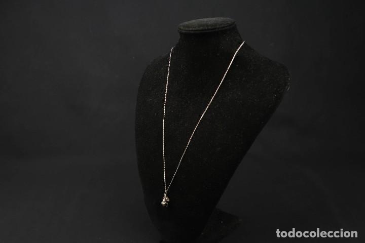 Joyeria: Antiguo Colgante con Cadena de Plata - Foto 4
