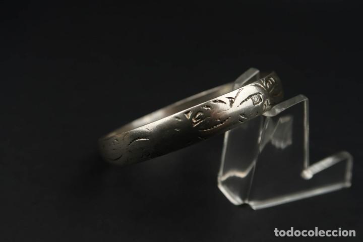 Joyeria: Antiguo Brazalete Etnico de Plata - Foto 4