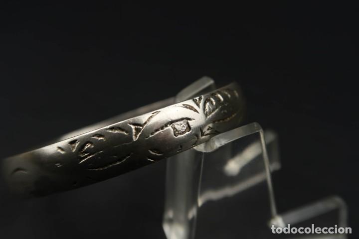 Joyeria: Antiguo Brazalete Etnico de Plata - Foto 5