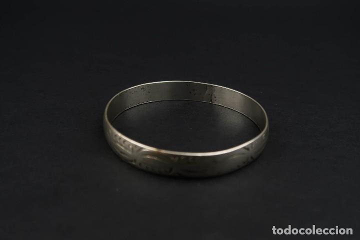 Joyeria: Antiguo Brazalete Etnico de Plata - Foto 7