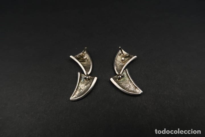 Joyeria: Antiguos Pendientes de Plata - Foto 5