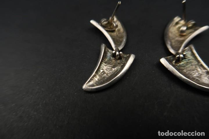 Joyeria: Antiguos Pendientes de Plata - Foto 6
