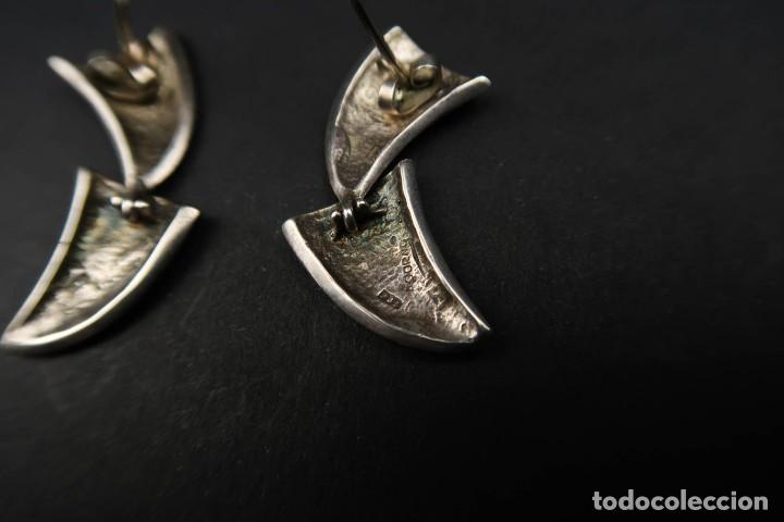 Joyeria: Antiguos Pendientes de Plata - Foto 7