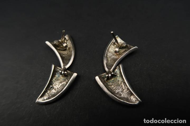 Joyeria: Antiguos Pendientes de Plata - Foto 8