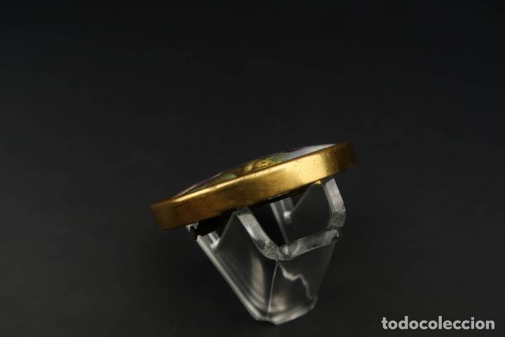 Joyeria: Antiguo Broche de Porcelana Pintada - Foto 7