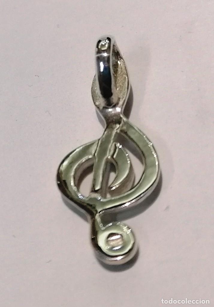 Joyeria: colgante clave de sol en plata de ley bien robusta - 3cms de larga - Foto 3