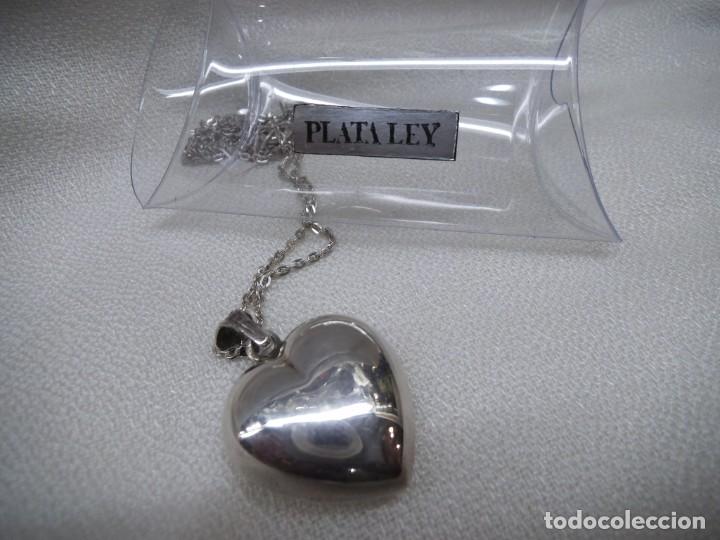 Joyeria: COLGANTE CORAZ&Oacute;N ( PLATA DE LEY ) G - Foto 2