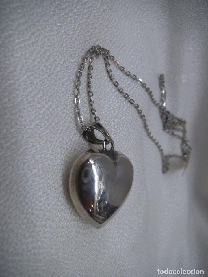 Joyeria: COLGANTE CORAZ&Oacute;N ( PLATA DE LEY ) G - Foto 4
