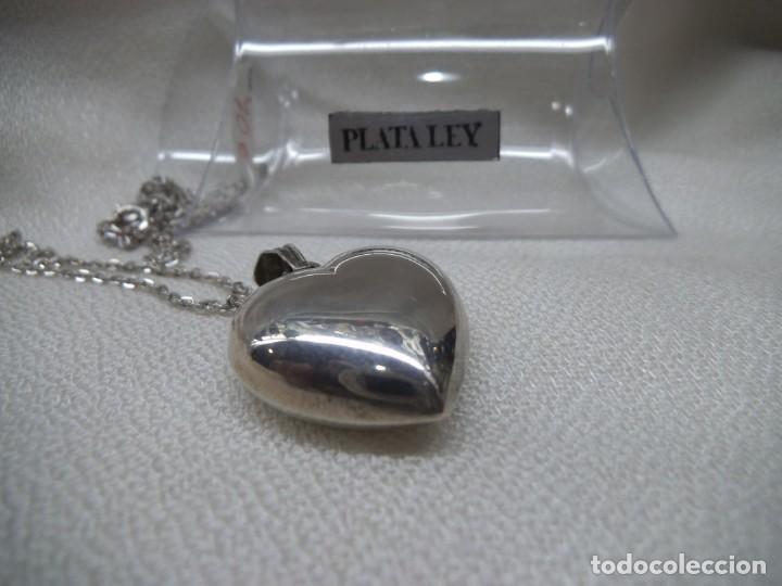 Joyeria: COLGANTE CORAZ&Oacute;N ( PLATA DE LEY ) G - Foto 5