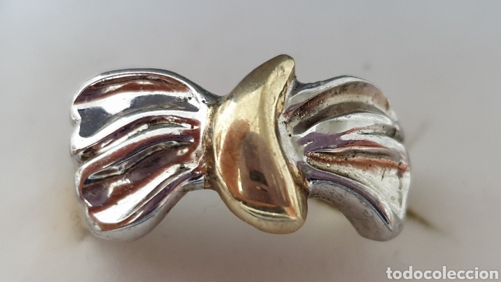 Joyeria: ANILLO DE PLATA DE LEY SOBRE DORADO - Foto 2