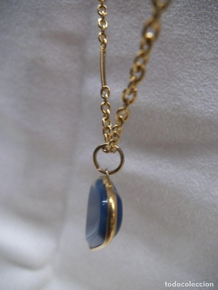 Joyeria: COLGANTE - CORAZ&Oacute;N ( AZUL-PIEDRA ) - Foto 2