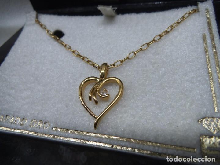 Joyeria: COLGANTE - CORAZON ( CHAPADO ORO ) EDUAR - Foto 1