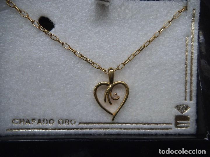Joyeria: COLGANTE - CORAZON ( CHAPADO ORO ) EDUAR - Foto 2