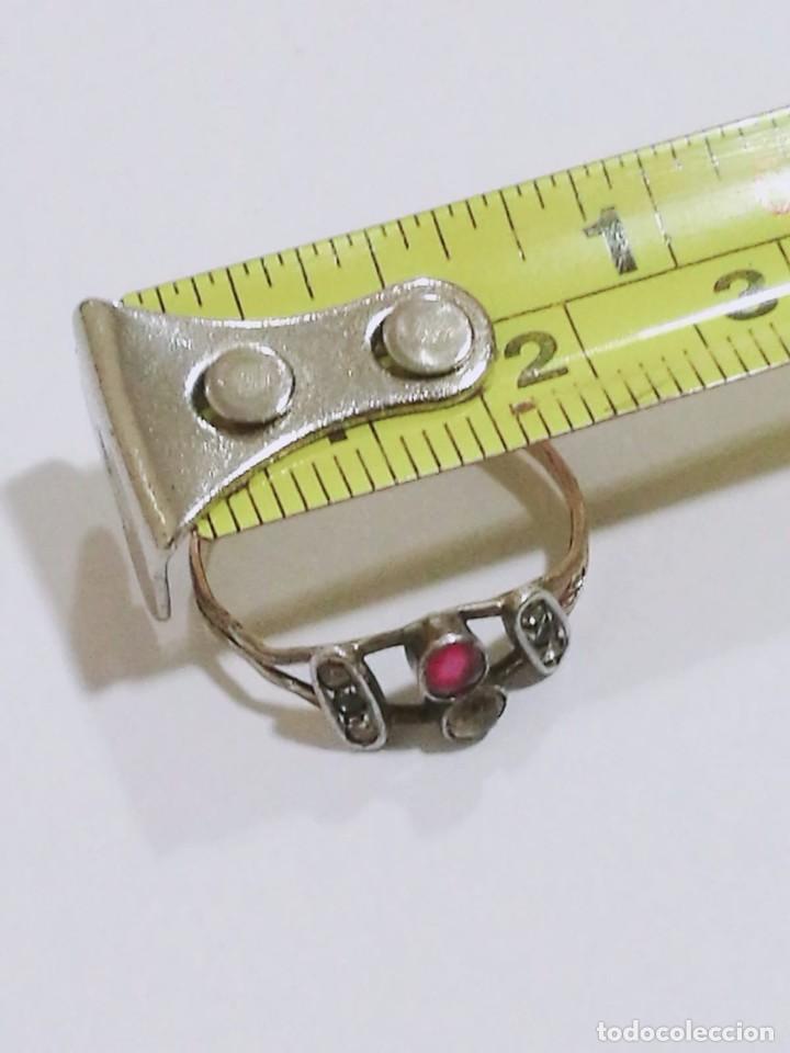 Joyeria: ANTIGUO ANILLO SORTIJA S XIX - XX - Foto 2
