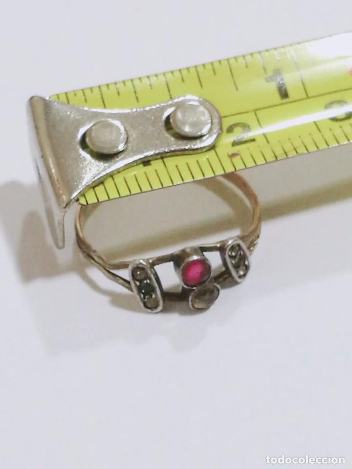 Joyeria: ANTIGUO ANILLO SORTIJA S XIX - XX - Foto 4