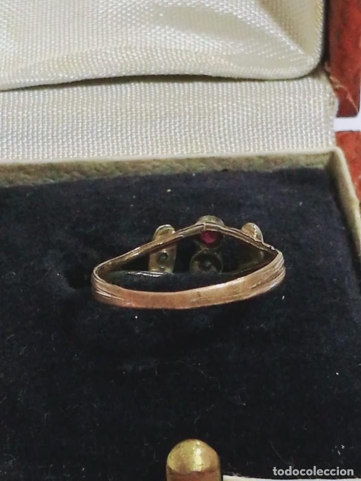 Joyeria: ANTIGUO ANILLO SORTIJA S XIX - XX - Foto 12