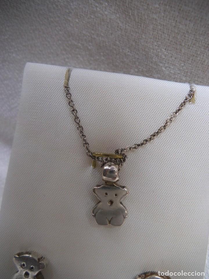 Joyeria: COLGANTE Y PENDIENTES ( OSITOS ) PLATA DE LEY - Foto 2