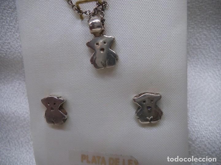 Joyeria: COLGANTE Y PENDIENTES ( OSITOS ) PLATA DE LEY - Foto 4