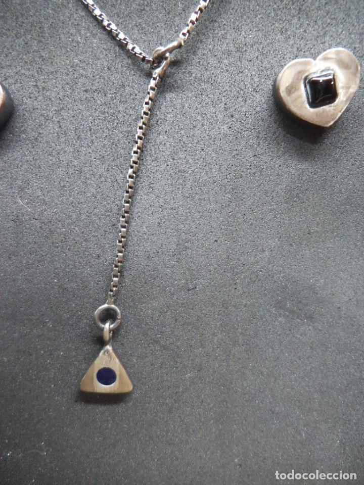 Joyeria: COLGANTE Y PENDIENTES ( PLATEADO VIEJO ) - Foto 3