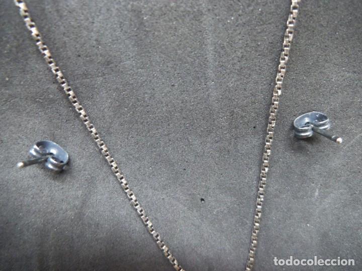 Joyeria: COLGANTE Y PENDIENTES ( PLATEADO VIEJO ) - Foto 4