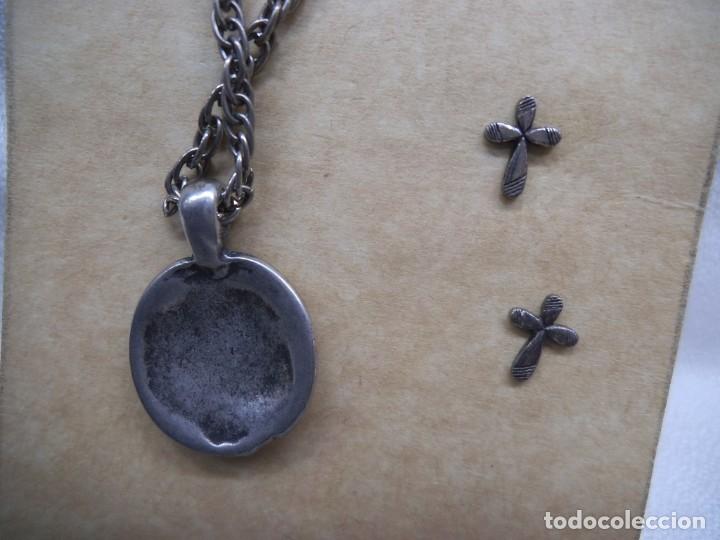 Joyeria: MEDALL&Oacute;N Y PENDIENTES ( AZTECA ) - Foto 3